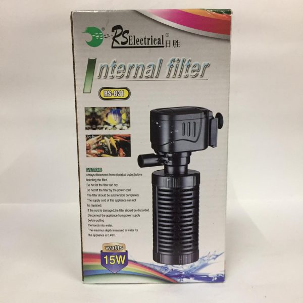 INTERNAL FILTER RS-831 WATTS 15W