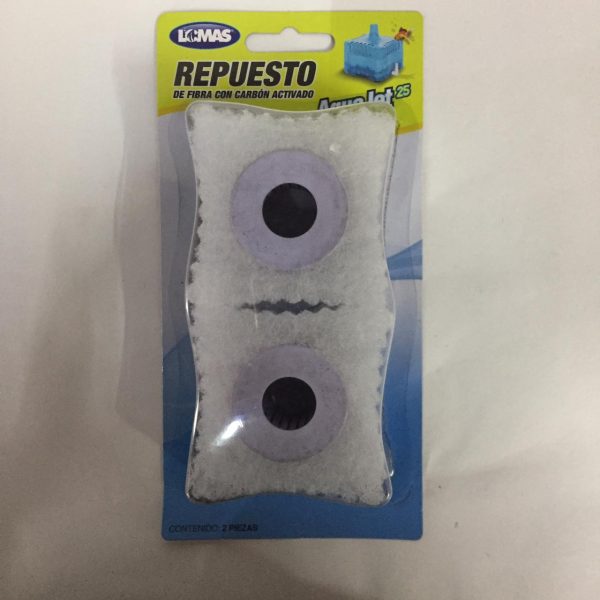 REPUESTO DE FIBRA CON CARBÓN ACTIVADO